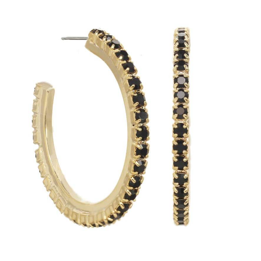 SLIM HOOP EARRINGS