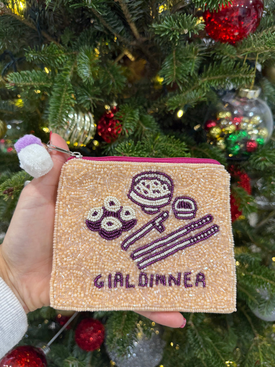 GIRL DINNER COIN BAG