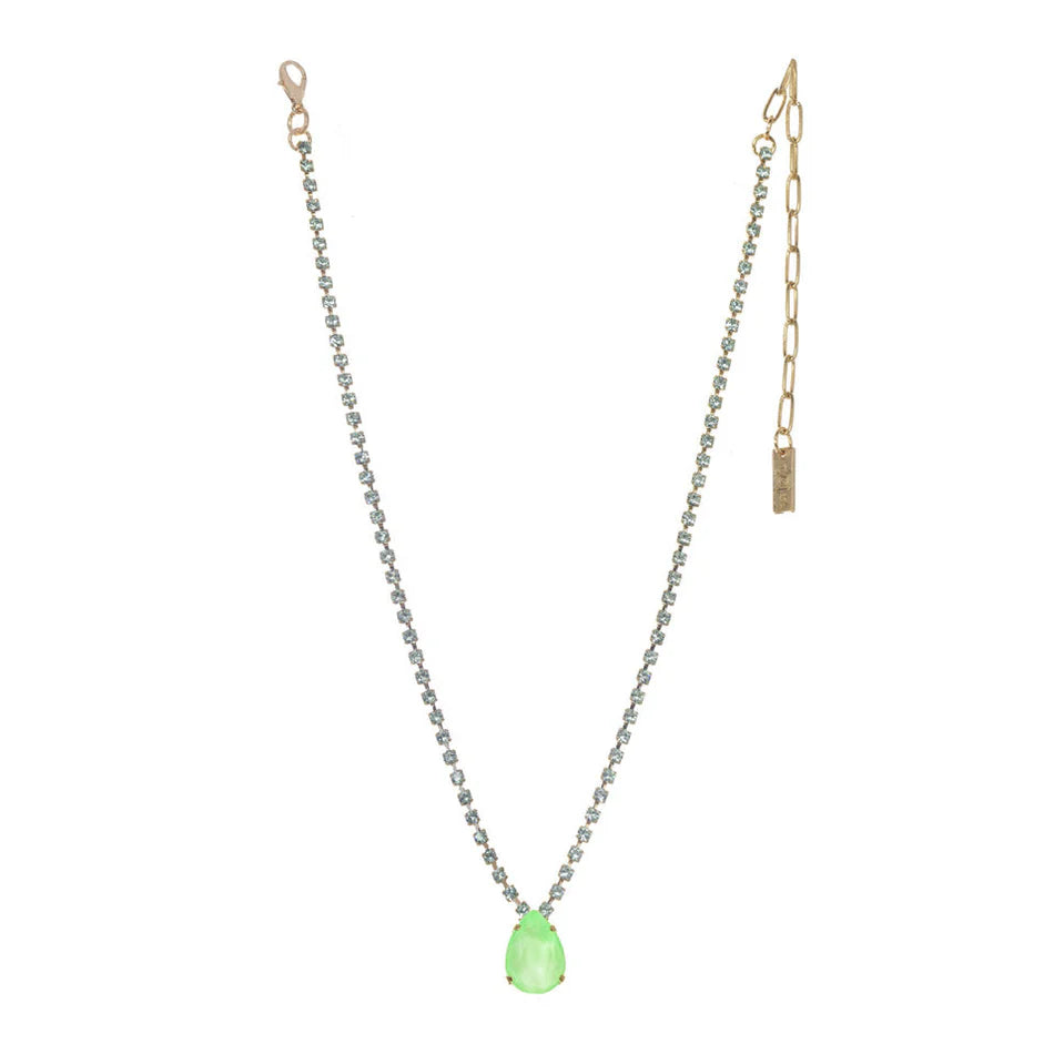 NEON GREEN MILLI NECKLACE