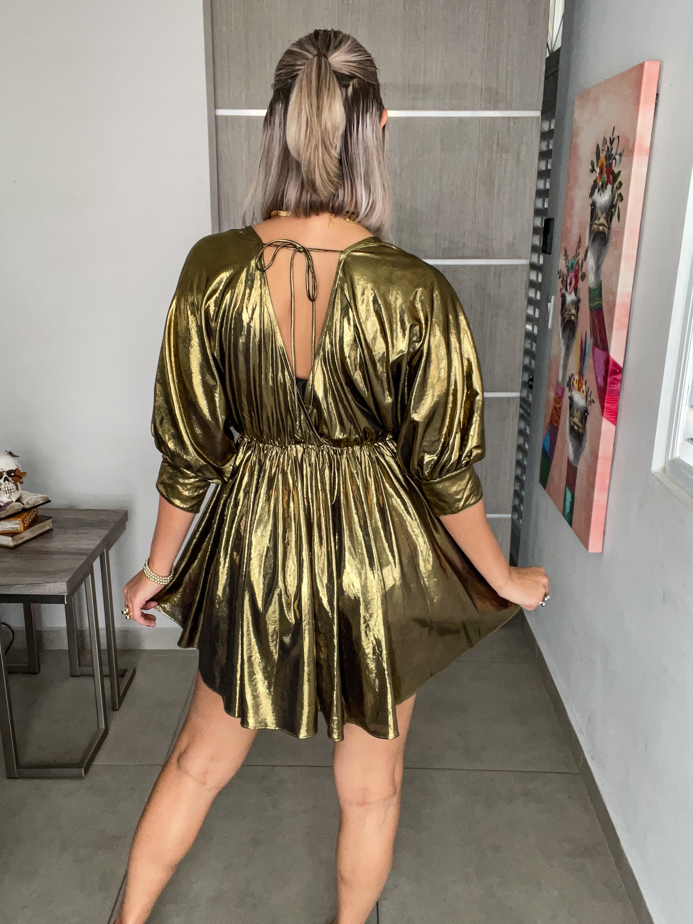 LV INSPIRED SATIN BLOUSE – Pampas Fashion Boutique