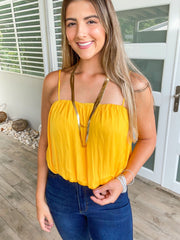 SATIN BUBBLE TOP