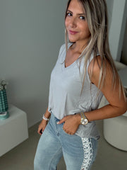 V-NECK SOFT TANK TOPS