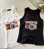 CAMERA TANK TOP