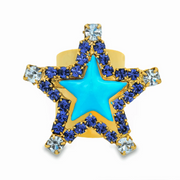 SUPER STAR RING IN BLUE