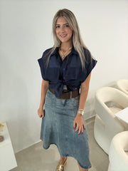 SHEER POCKET BLOUSES