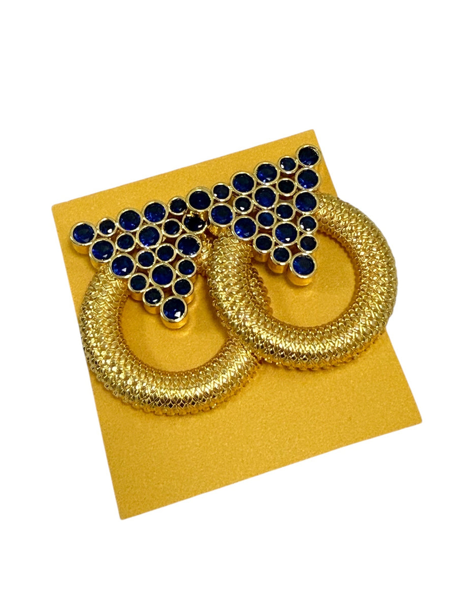 TRIANGLE ZIRCONIA EARRING