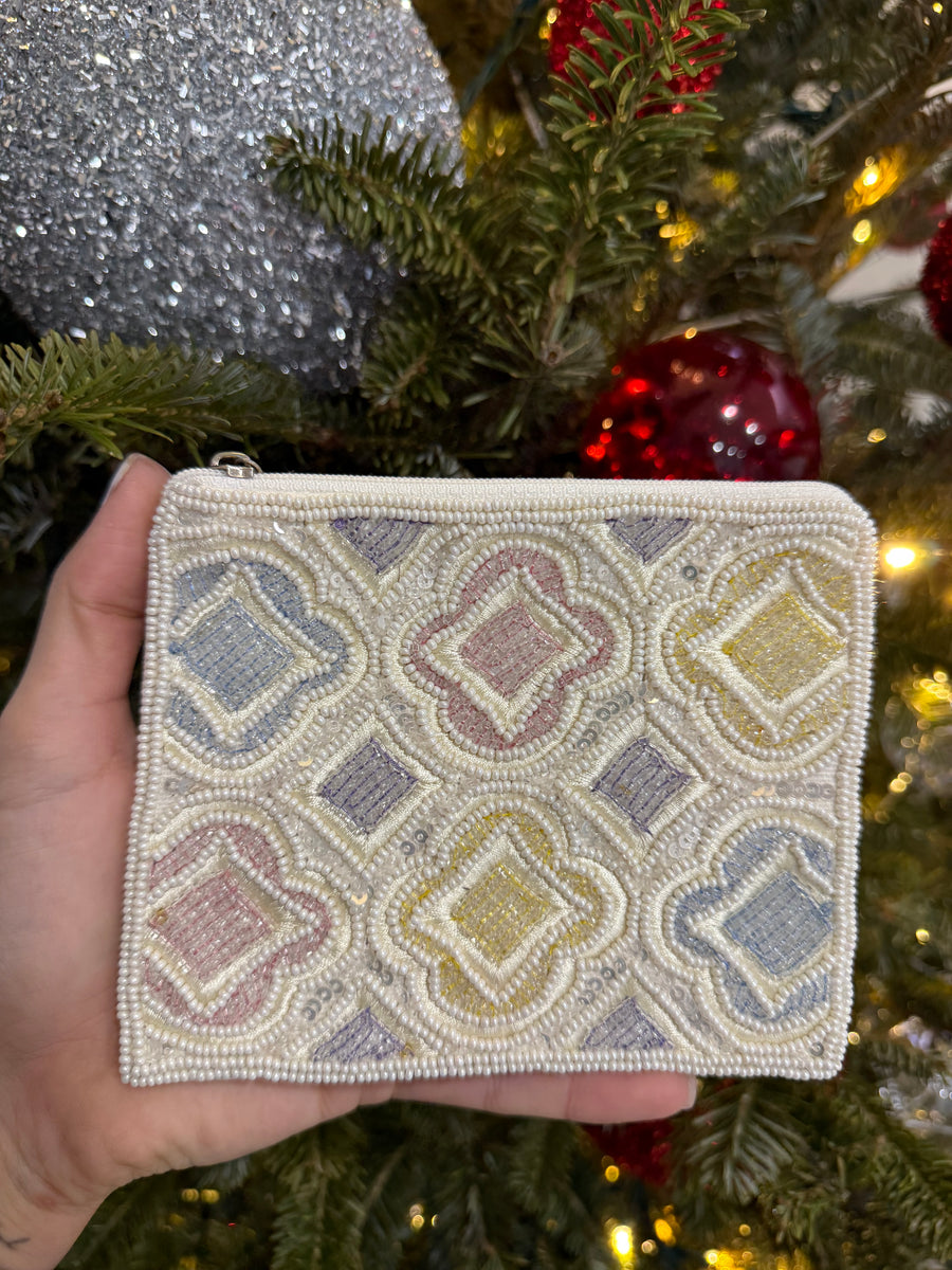 PASTEL MOSAIC COIN BAG