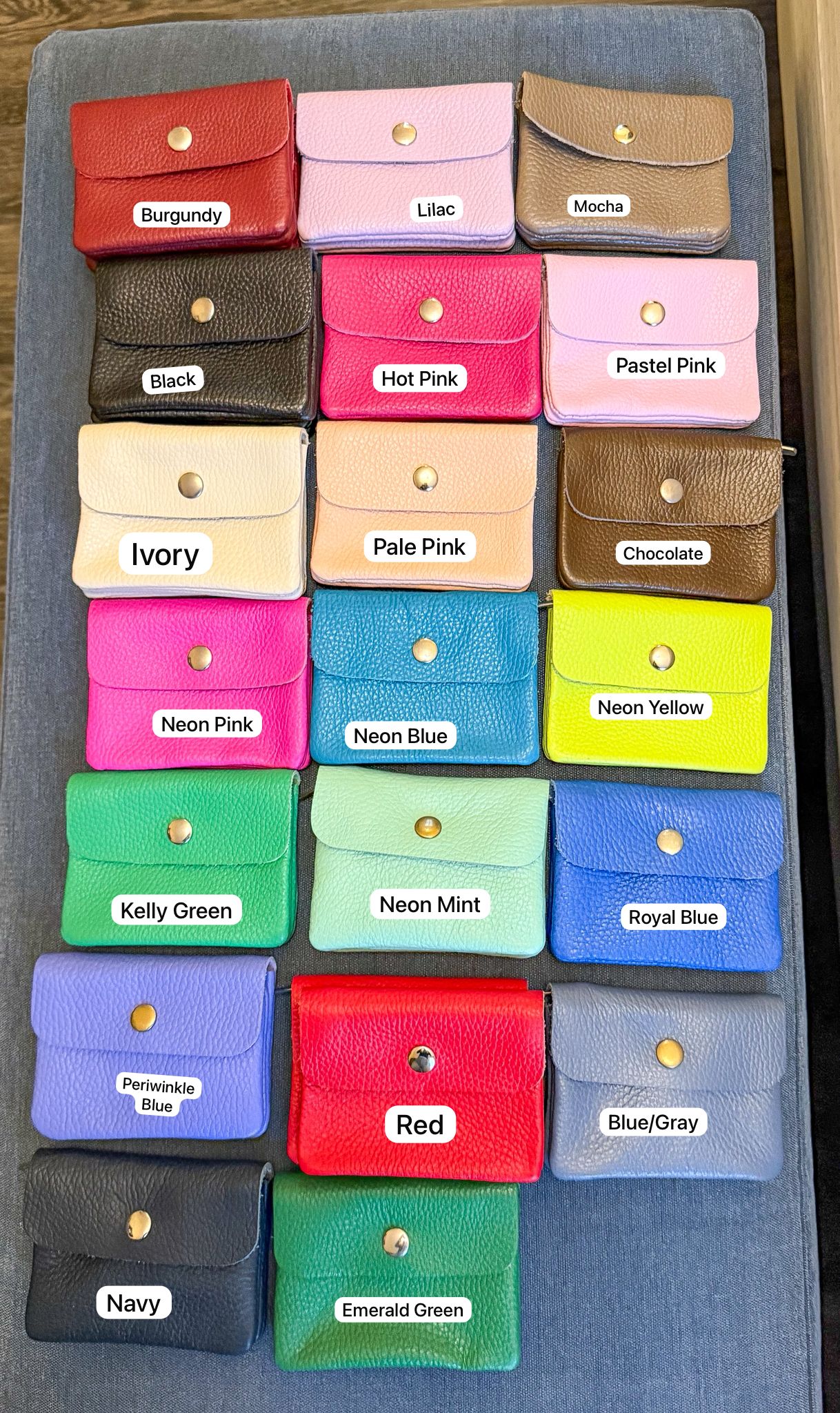 GENUINE LEATHER COIN BAGS