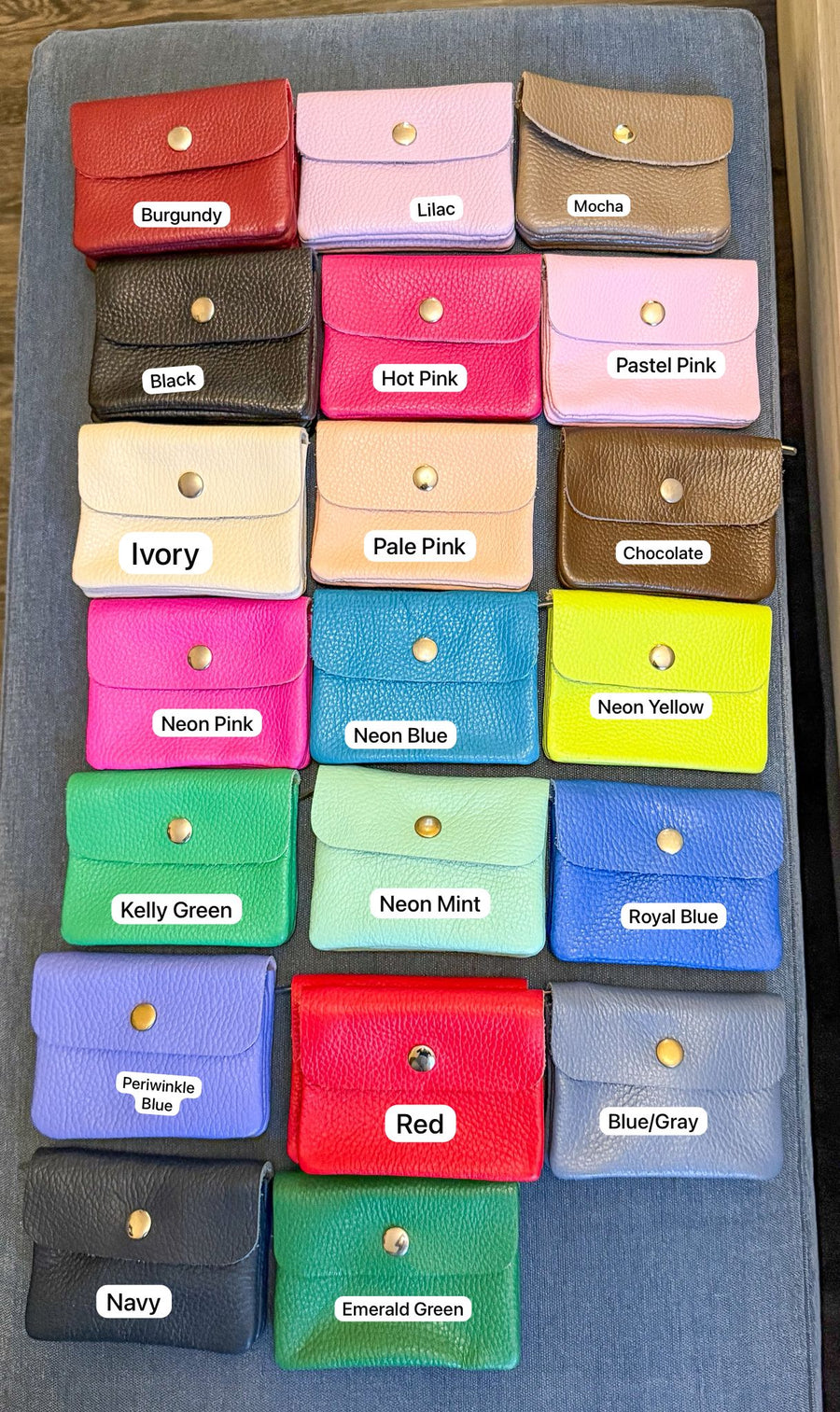 GENUINE LEATHER COIN BAGS