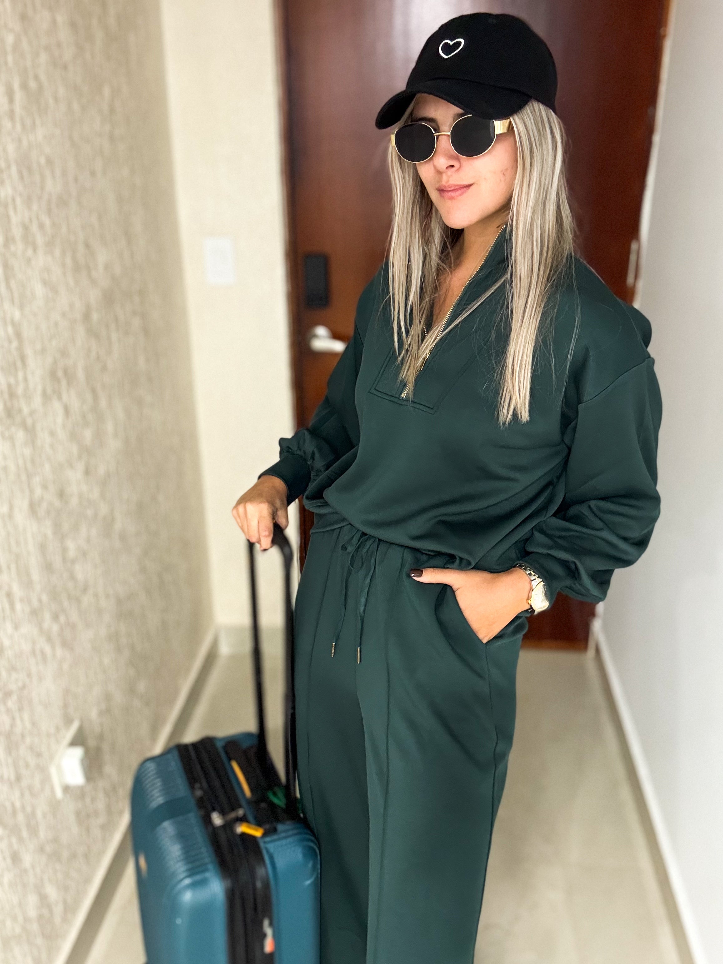 FOREST GREEN TRAVEL SET