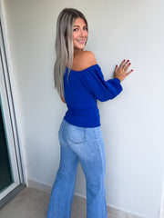 ONE SHOULDER LONG SLEEVE TOP