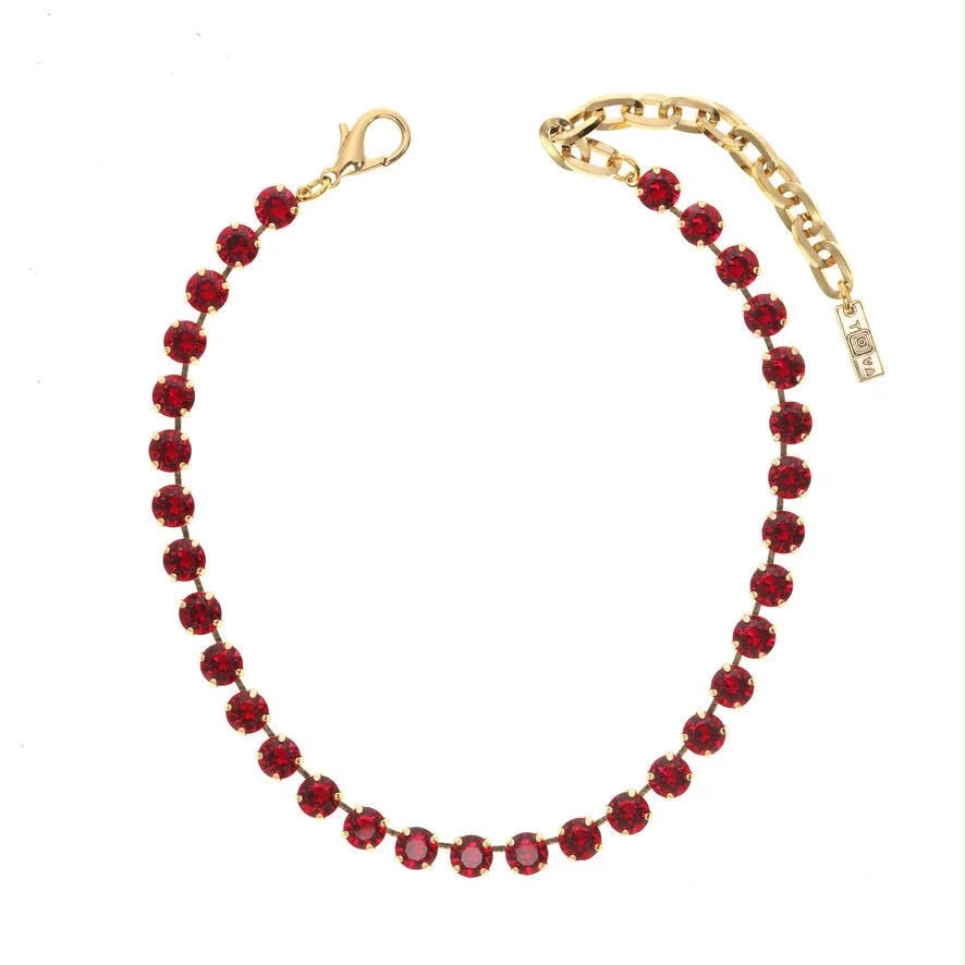 OAKLAND NECKLACE IN RED