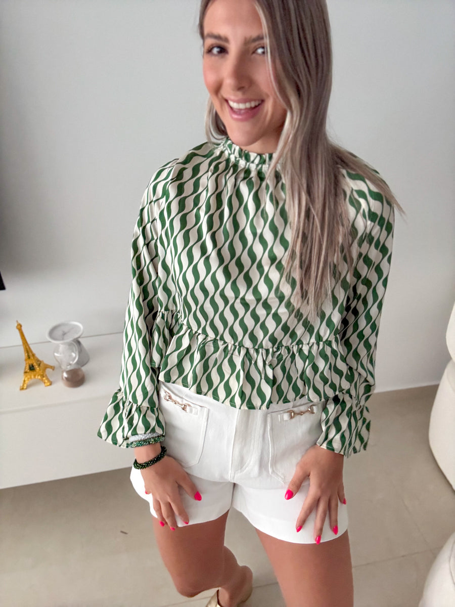 WHITE HORSELINK SHORTS