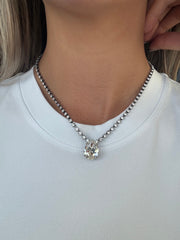MILLI IN CLEAR/ ANTIQUE SILVER