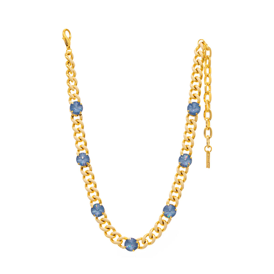 GALILEU BUTTER YELLOW/BLUE NECKLACE