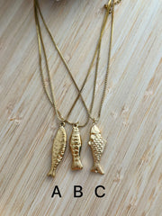 GOLD FISH NECKLACE
