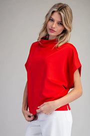 MOCK NECK BLOUSES