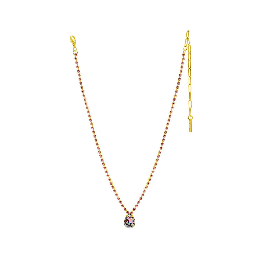MILLI NECKLACE IN LIGHT ROSE/VOLCANO