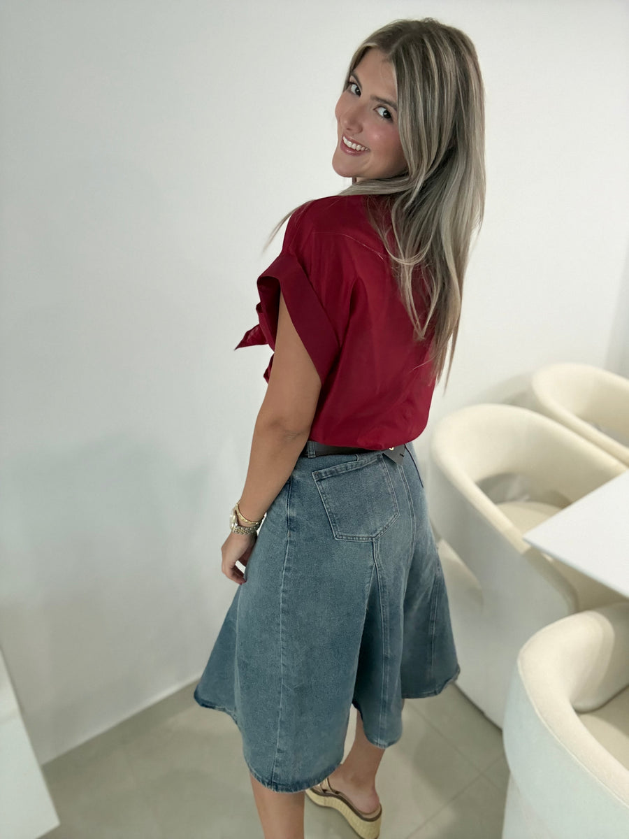 SHEER POCKET BLOUSES