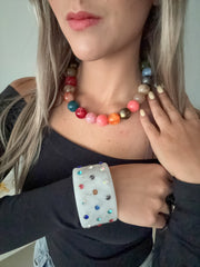 MULTICOLOR GUMBALL NECKLACE