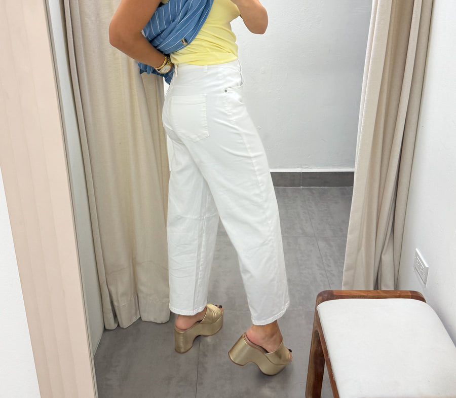 WHITE STRETCHY JEANS