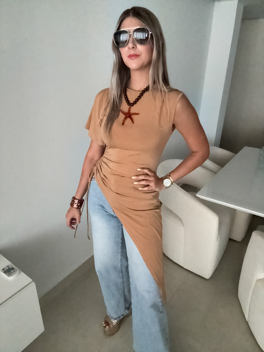 ASYMMETRIC BLOUSE
