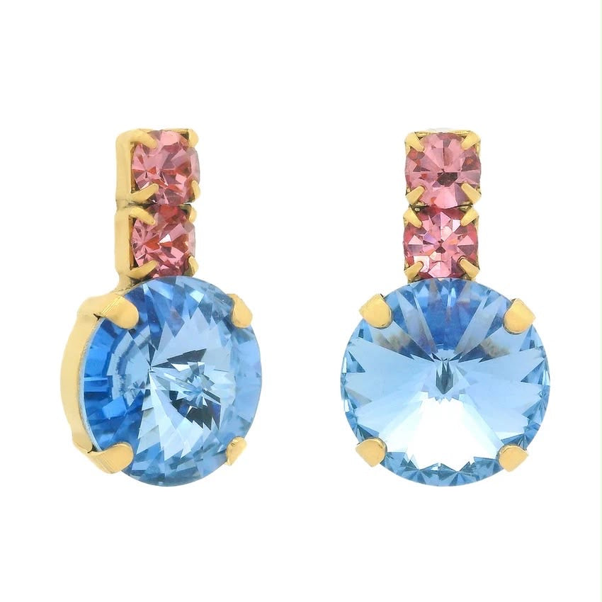 DEE EARRINGS BLUE/PINK
