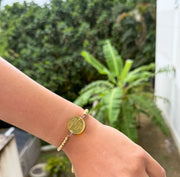 "CAFÉ & RON" ADJUSTABLE BRACELET