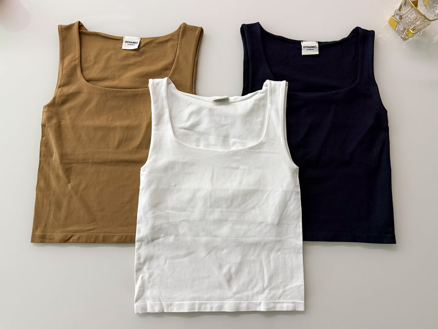 SQUARE NECK BASIC TOP
