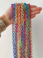MULTICOLOR ALUMINUM NECKLACE