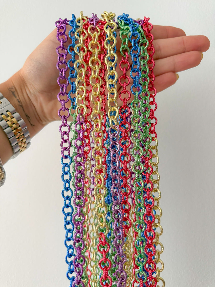 MULTICOLOR ALUMINUM NECKLACE