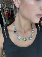 WHEELER NECKLACE IN MIXED METALLICS / GUNMENTAL