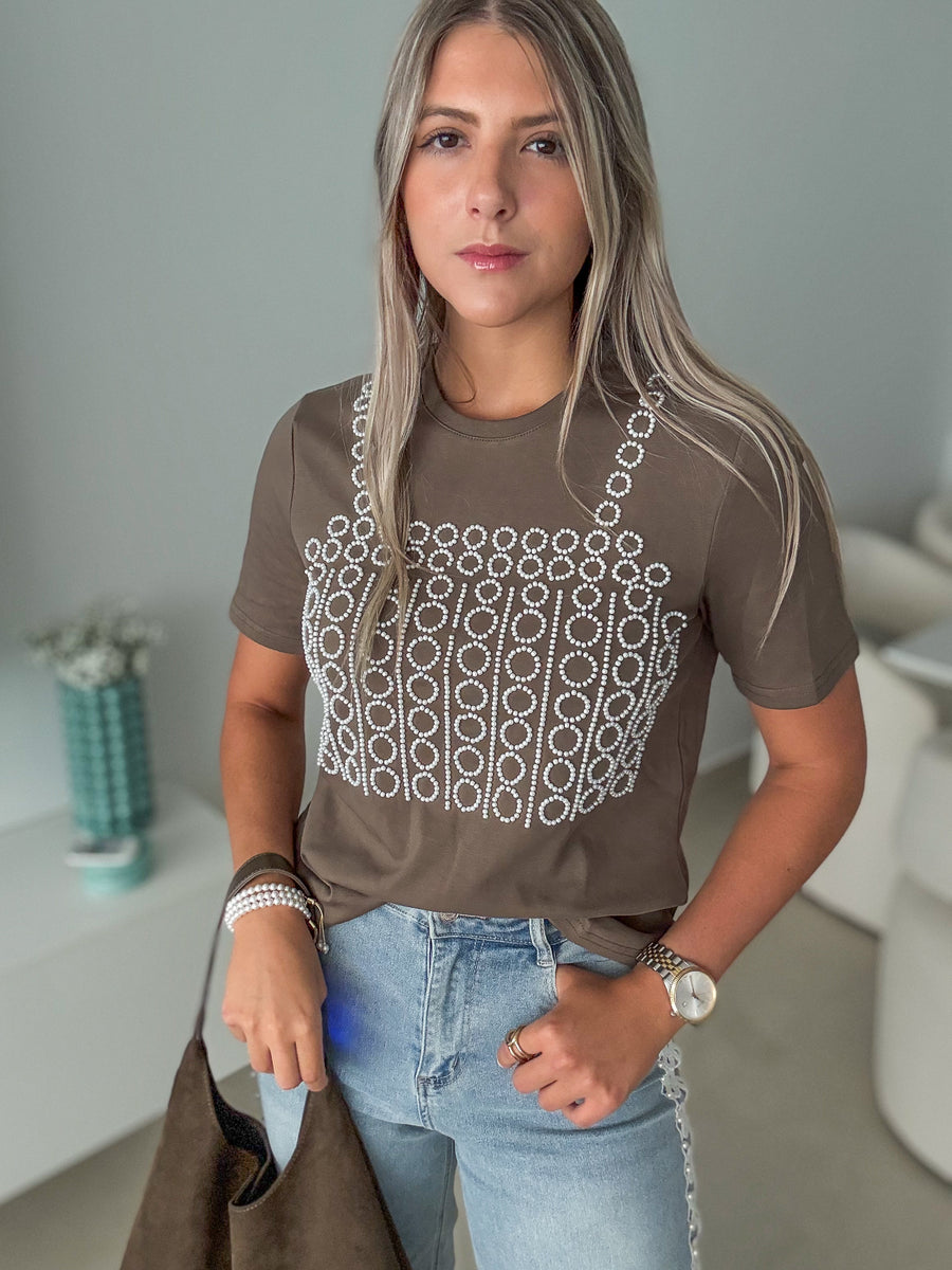 OLIVE PEARL T-SHIRT