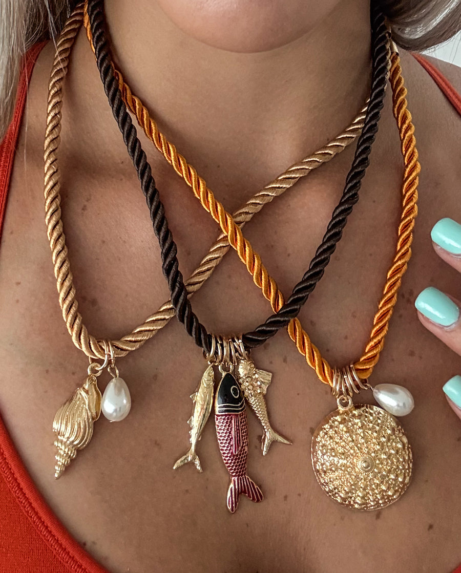 ROPE MARINE CHARM NECKLACE