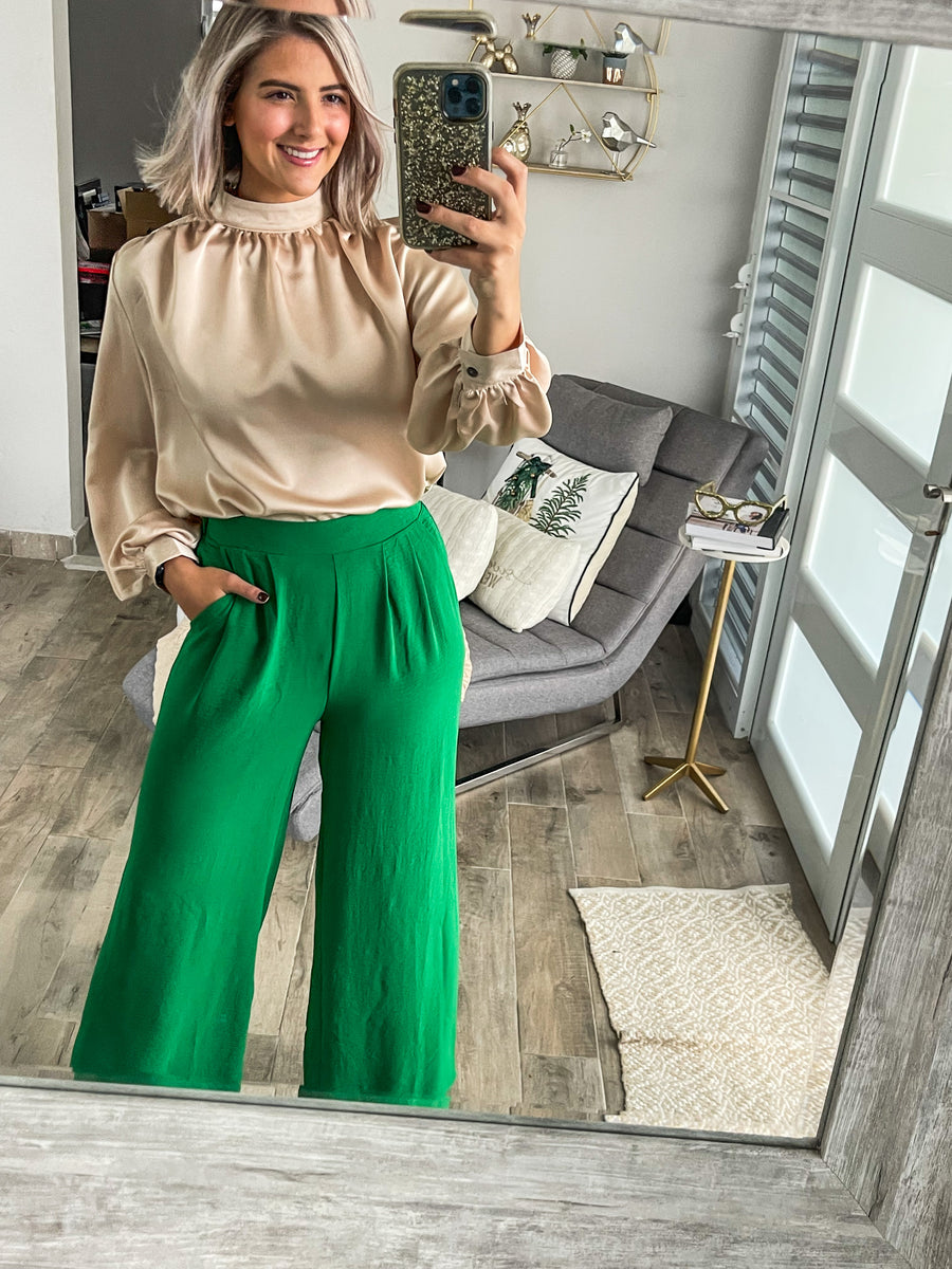 KELLY GREEN PALAZZOS