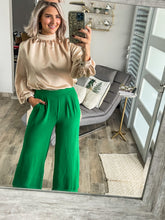 Load image into Gallery viewer, KELLY GREEN PALAZZOS
