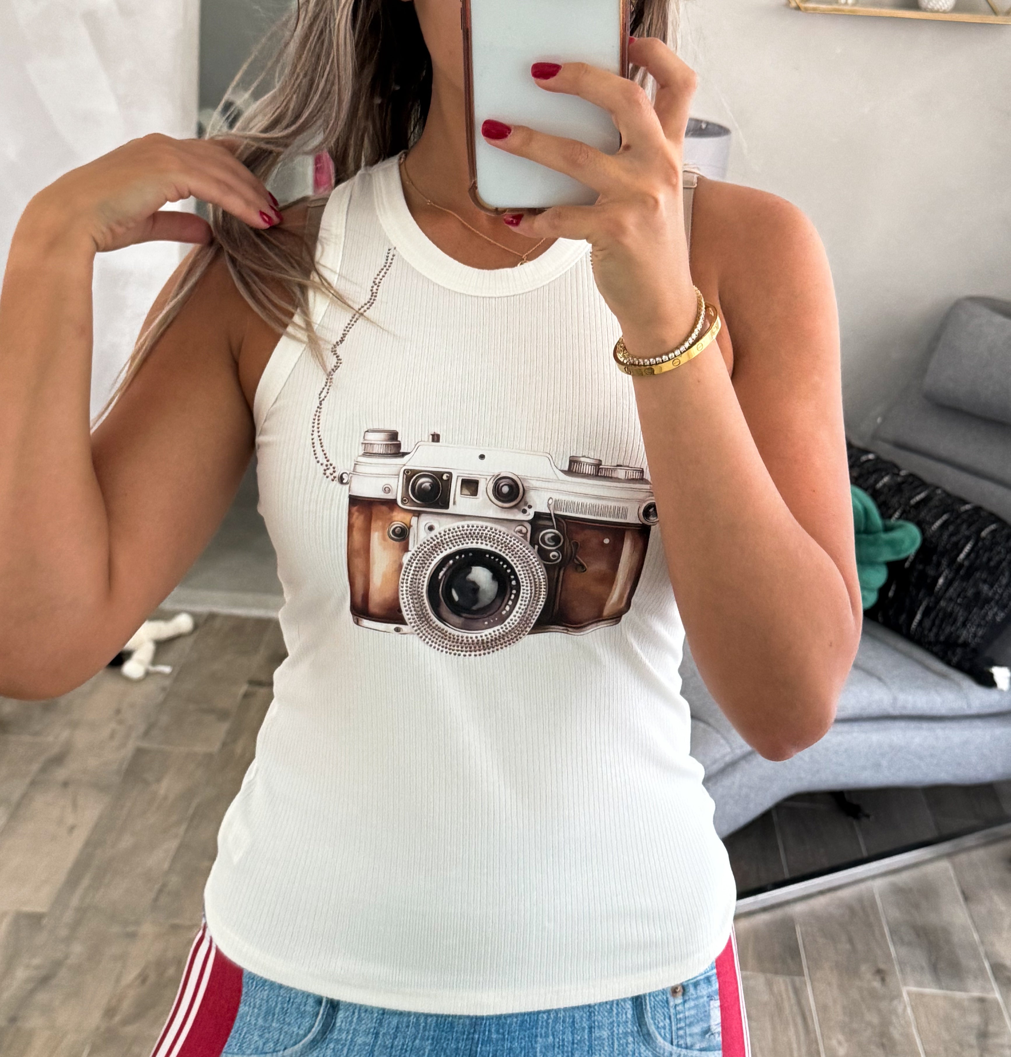 CAMERA TANK TOP