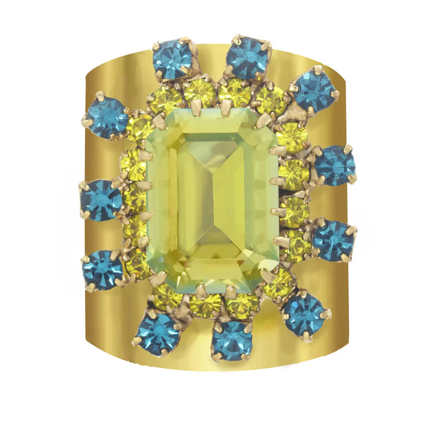 SISI RING IN AQUA LEMON