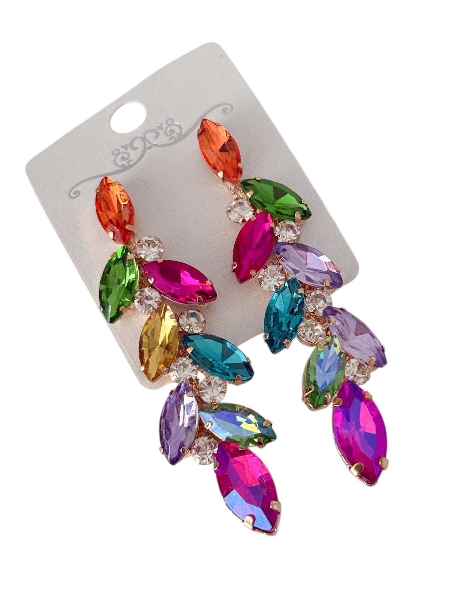 MULTICOLOR DROP EARRING