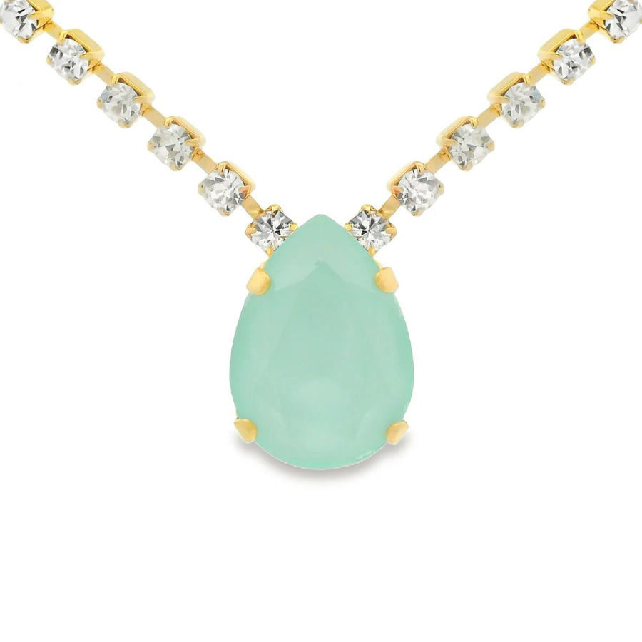 MILLI NECKLACE IN CLEAR/MINT