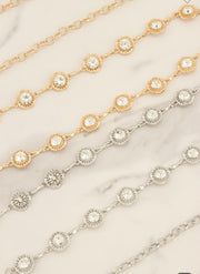 RHINESTONE CHAIN LINK BELT