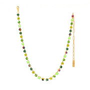 GREEN MIX SARINA NECKLACE