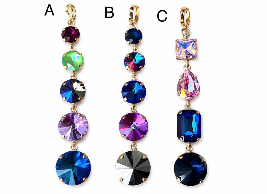 LONG CRYSTALS PENDANT