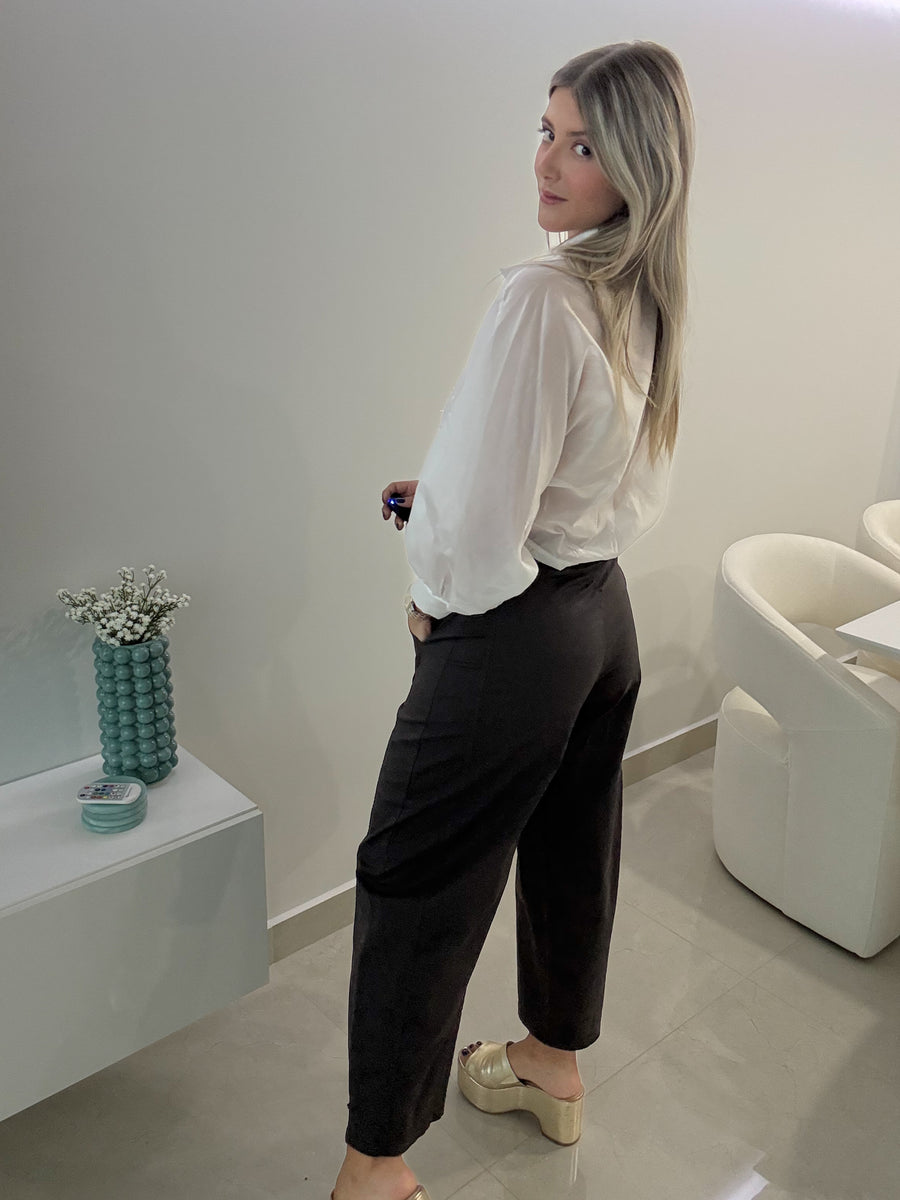 SHEER KNOT BLOUSE