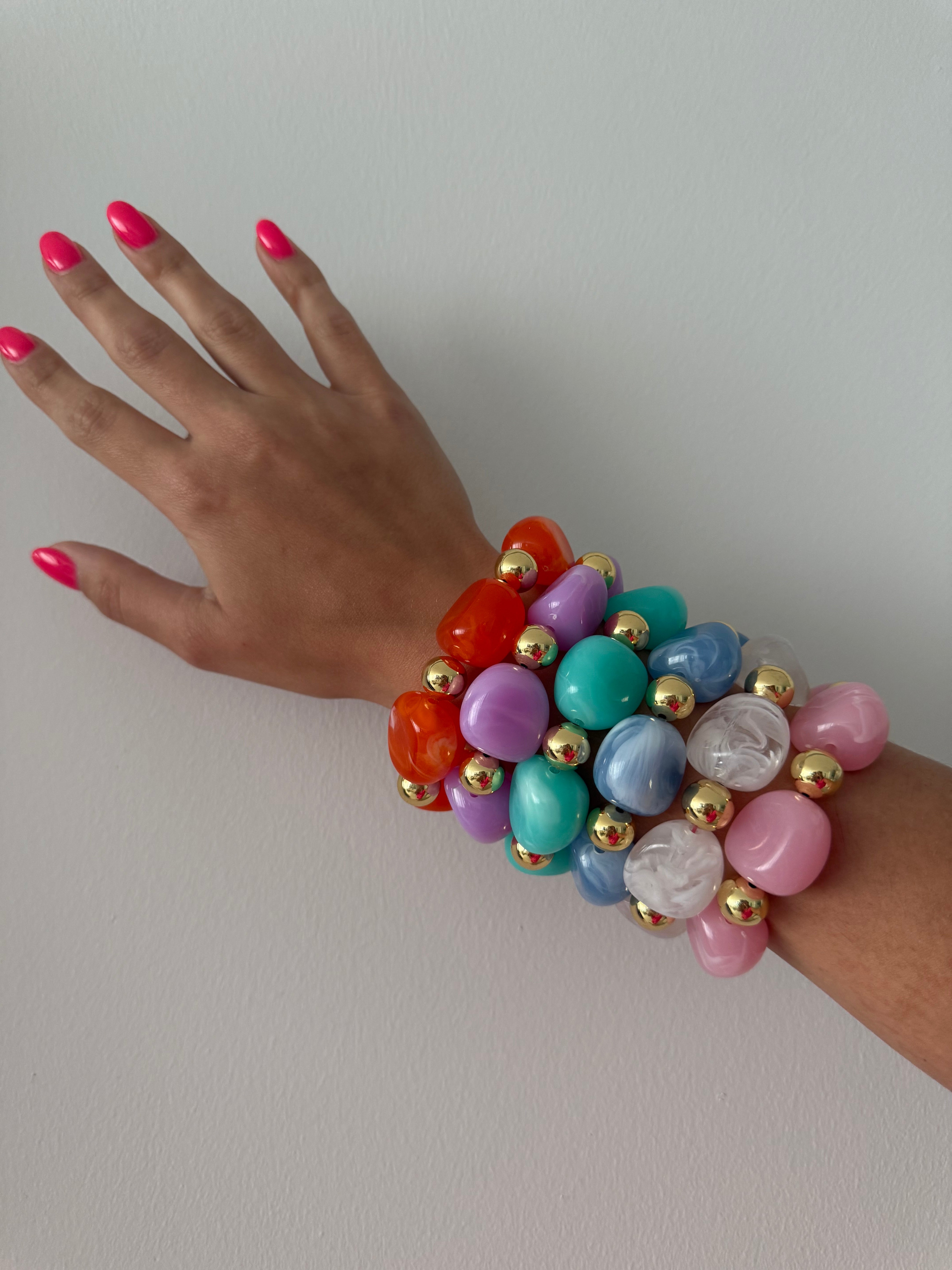 ELASTIC RESIN BRACELETS