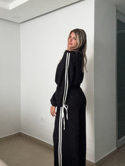BLACK/IVORY TRAVEL SET