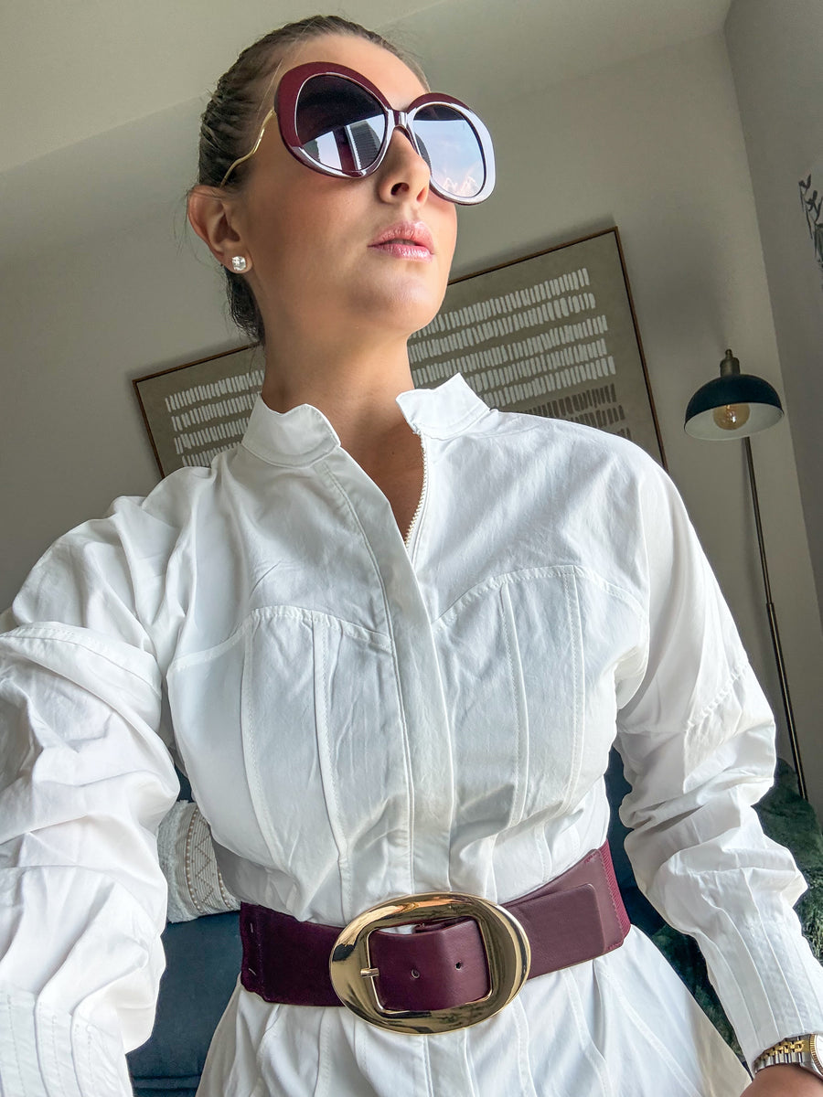 BURGUNDY SUNGLASSES