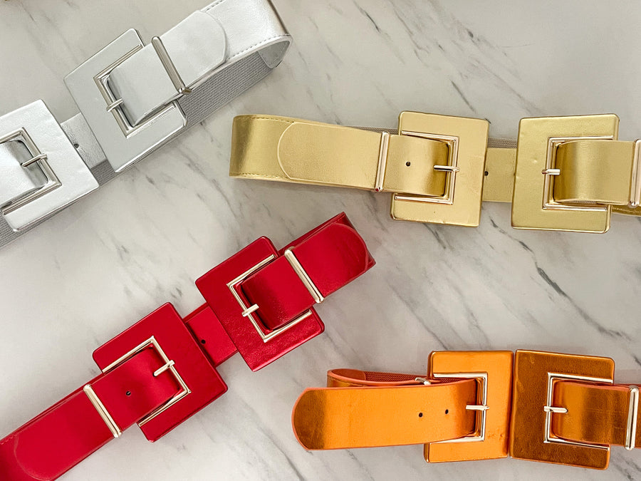 TWO BUCKLE ELASTIC BELT