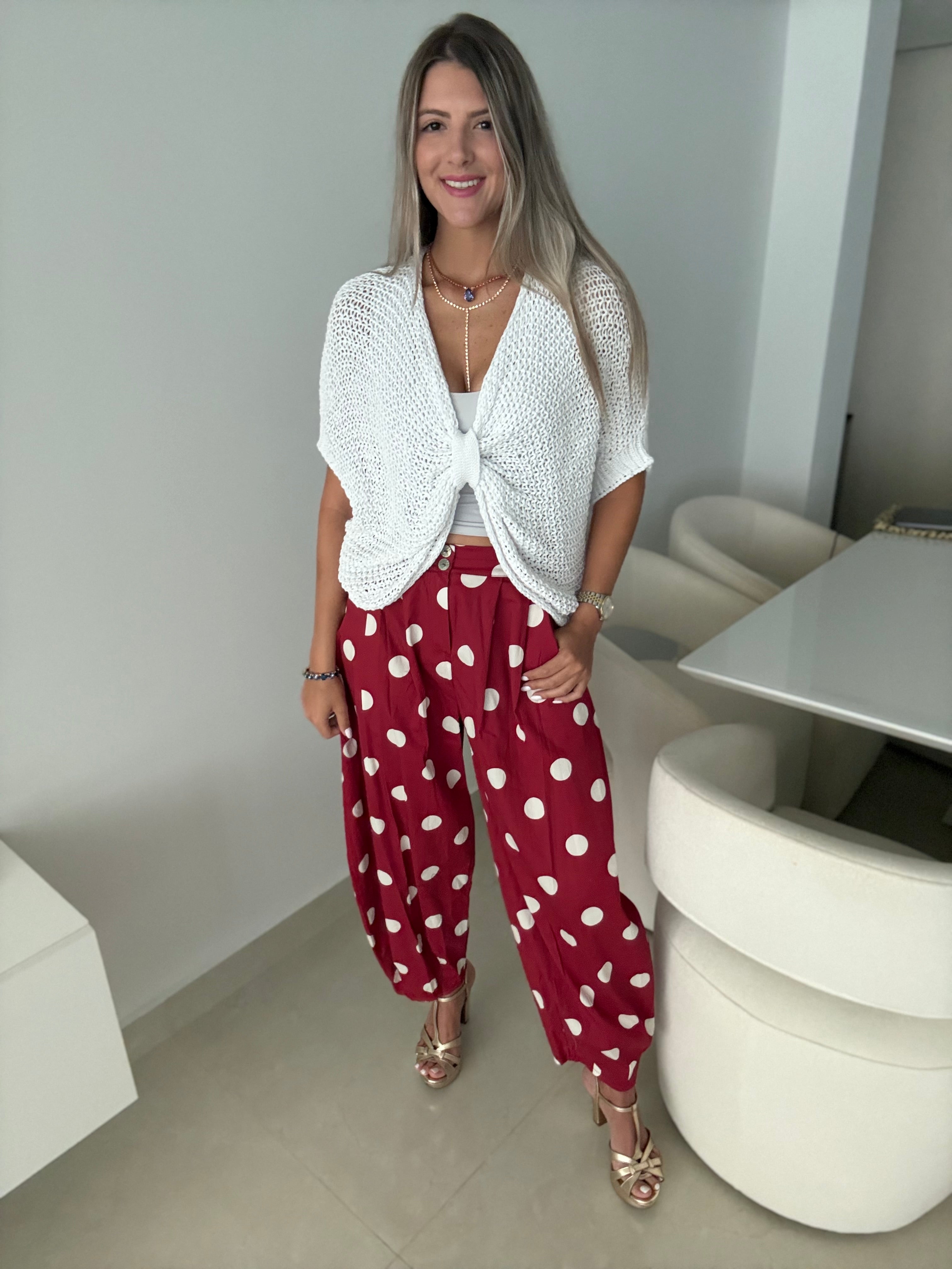 WHITE NET BLOUSE