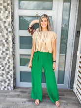 Load image into Gallery viewer, KELLY GREEN PALAZZOS
